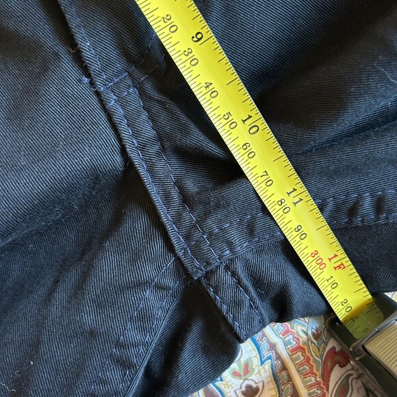 NWT Valentino Ladies Jeans - Navy Blue Cotton Twill  - Straight Leg Size 33 X 33 - Picture 10 of 12